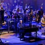 Brian Wilson performed at Symphony Hall Friday with the Boston Pops.